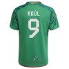 Officiële Voetbalshirt Mexico Raul 9 Thuis WK 2022 - Heren